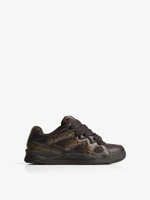 Bershka Buty Sportowe Typu Skate Ze Zwierzęcym Nadrukiem Mężczyzna Wężowy Wzór