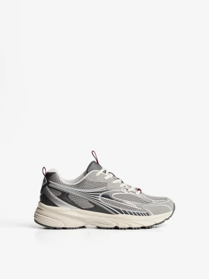 Bershka Buty Sportowe Wieloczęściowe Mężczyzna Szary