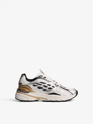 Bershka Buty Sportowe Z Łączonych Materiałów Kobieta Kombinowany