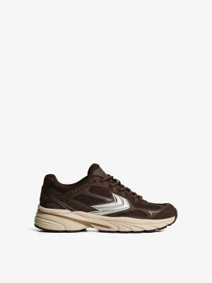 Bershka Buty Sportowe Z Wielu Elementów Kobieta Brązowy