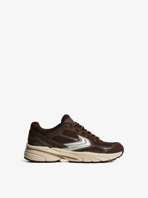 Bershka Buty Sportowe Z Wielu Elementów Kobieta Brązowy