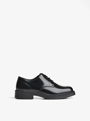 Bershka Buty Wizytowe Mężczyzna Czarny
