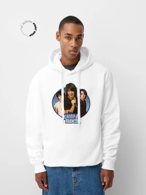 Bershka Camp Rock – Bluza Mężczyzna Biały