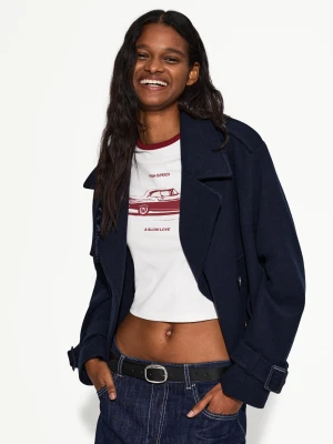 Bershka Cienki Pasek Ze Sztucznej Skóry Kobieta Czarny