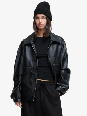 Bershka Czapka Beanie Basic Kobieta Czarny