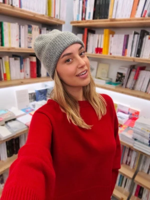 Bershka Czapka Beanie Basic Kobieta Szary