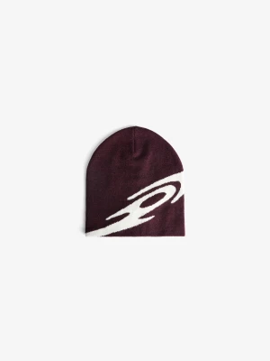 Bershka Czapka Beanie Z Kolekcji Podstawowej Mężczyzna Bordowy