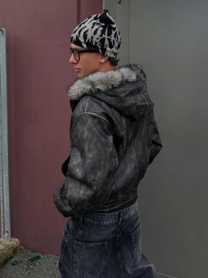 Bershka Czapka Beanie Żakardowa Mężczyzna Czarny