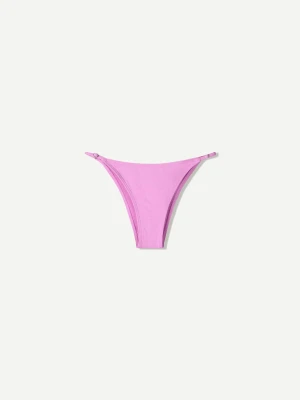 Bershka Dół Od Bikini Z Brokatem Kobieta Fioletowy