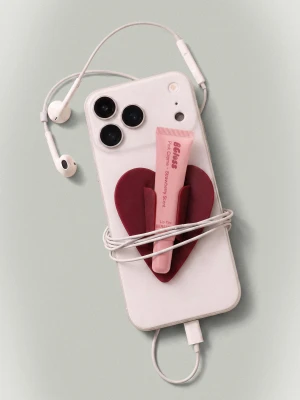Bershka Etui Na Telefon Choco Kobieta Rubinowy