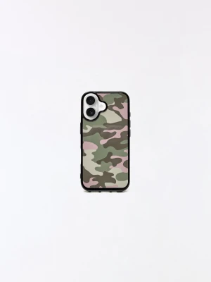 Bershka Etui Na Telefon Iphone Z Nadrukiem Kobieta Khaki