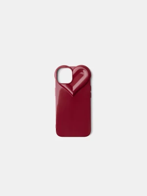 Bershka Etui Na Telefon Iphone Z Sercem Kobieta Iphone 11 / Xr Bordowy