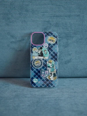 Bershka Etui Na Telefon Mofusand Kobieta Iphone 14 Pro Max Niebieski