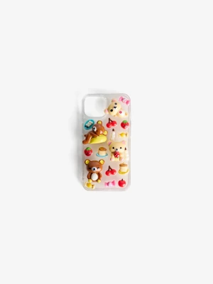 Bershka Etui Na Telefon Rilakkuma Kobieta Iphone 12 / Pro Brązowy