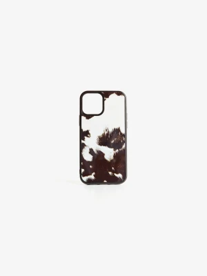 Bershka Etui Na Telefon Z Zwierzęcym Nadrukiem Kobieta Iphone 12 / Pro Brązowy