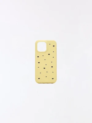 Bershka Etui Na Telefon Ze Sztucznej Skóry Z Ćwiekami Kobieta Iphone 11 / Xr Żółty