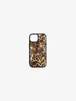 Bershka Etui Na Telefon Ze Zwierzęcym Nadrukiem Kobieta Brązowy