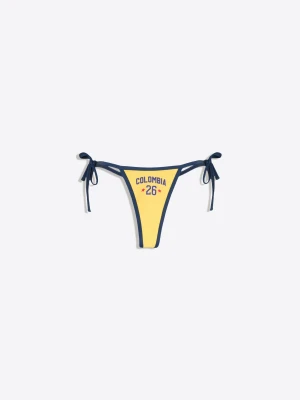 Bershka Figi Od Bikini Typu Stringi Fifa World Cup Kobieta Żółty