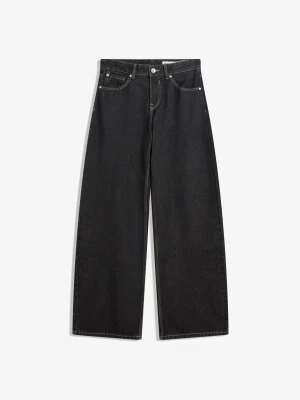 Bershka Jeansy O Kroju Boyfriend Kobieta Ciemnoszary