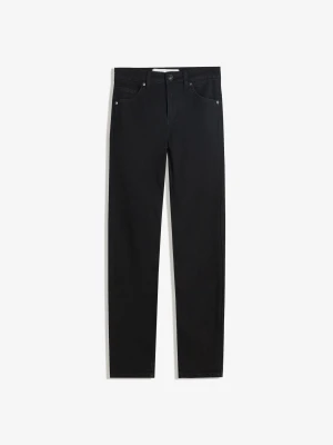 Bershka Jeansy O Kroju Skinny Push Up Kobieta Czarny