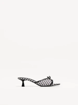 Bershka Klapki Na Obcasie Typu Kaczuszka Kobieta Kombinowany