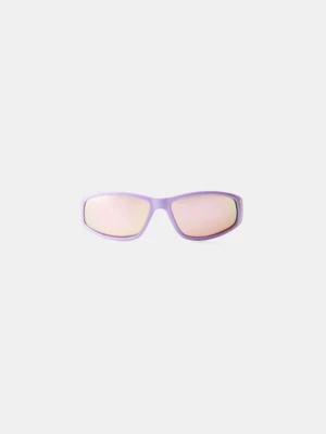 Bershka Kolarskie Okulary Przeciwsłoneczne Z Polaryzacją Kobieta Fioletowy