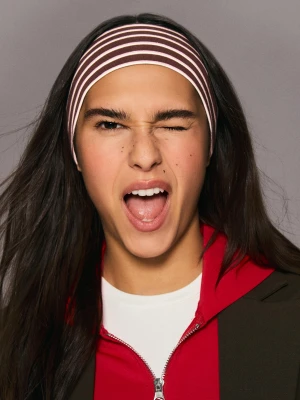 Bershka Komplet 2 Opasek Do Włosów Z Nadrukiem Kobieta Wielokolorowy