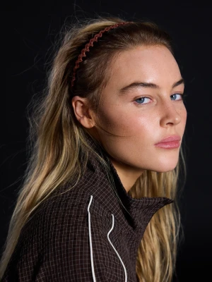 Bershka Komplet 2 Opasek W Zygzak Kobieta Czarny