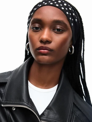 Bershka Komplet 2 Opasek Z Ćwiekami Kobieta Czarny