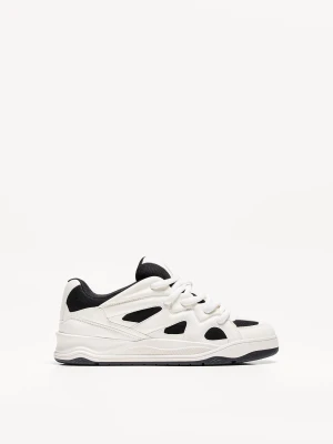 Bershka Kontrastowe Buty Sportowe Skate Mężczyzna Kombinowany