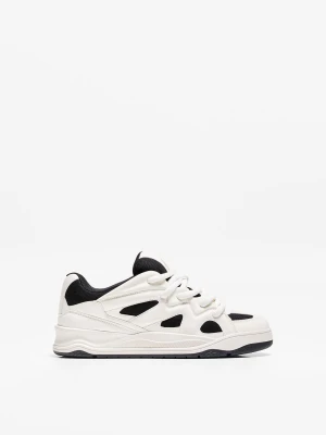 Bershka Kontrastowe Buty Sportowe Skate Mężczyzna Kombinowany