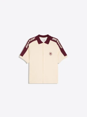 Bershka Koszula O Regularnym Kroju Dunlop Mężczyzna Kremowy