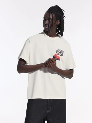 Zdjęcie produktu Bershka Koszulka Cars Z Krótkim Rękawem Mężczyzna Biały