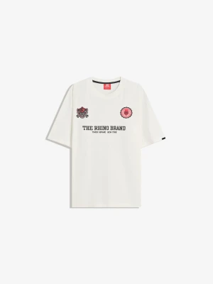 Bershka Koszulka Ecko Unltd Z Krótkim Rękawem Mężczyzna Biały