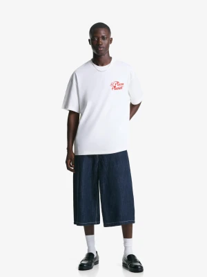 Bershka Koszulka Toy Story Z Krótkim Rękawem Mężczyzna Biały