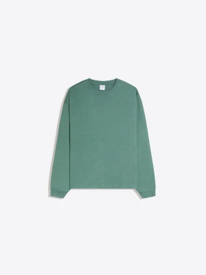 Bershka Koszulka Z Długim Rękawem Mężczyzna Zielony