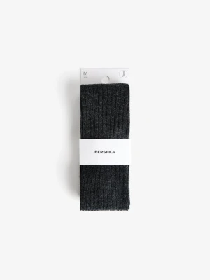 Bershka Krótkie Skarpetki Kobieta Szary