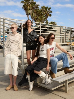 Bershka Kurtka Oversize Ze Sztucznej Skóry Kobieta Czarny