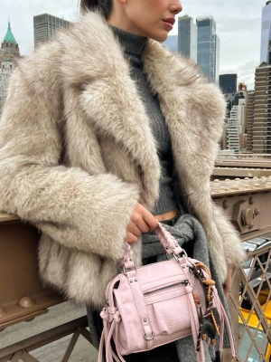 Zdjęcie produktu Bershka Mini Torba Bowling Kobieta Różowy