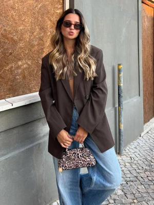 Bershka Mini Torebka Ze Sztucznej Skóry Kobieta Brązowy