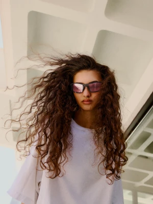 Bershka Okulary Polaryzacyjne Kobieta Szary