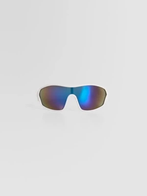 Bershka Okulary Przeciwsłoneczne Z Polaryzacją Kobieta Biały