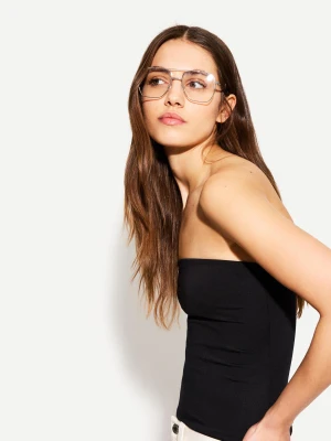 Bershka Podstawowy Top Bandeau Kobieta Czarny