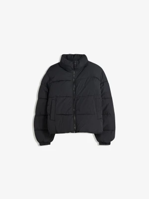 Bershka Puchowa Kurtka Kobieta Czarny
