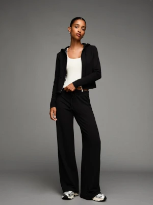 Bershka Spodnie Dresowe Kobieta Czarny