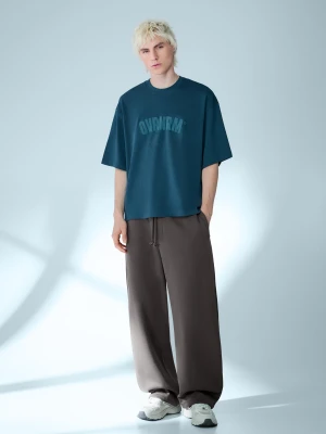 Bershka Spodnie O Kroju Balloon Mężczyzna Szary