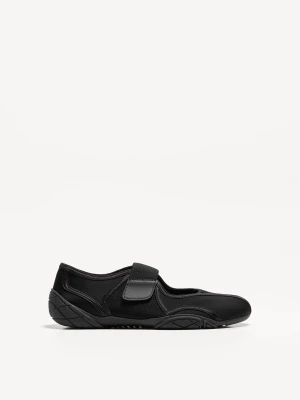 Bershka Sportowe Balerinki Kobieta Czarny