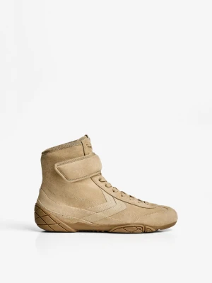 Bershka Sportowe Buty Typu Trzewiki Boxing Kobieta Kombinowany