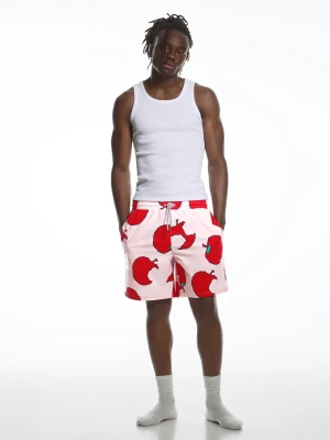 Bershka Strój Kąpielowy Aries X Bershka Mężczyzna Różowy