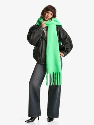 Bershka Szalik Gładki Kobieta Cytrynowy